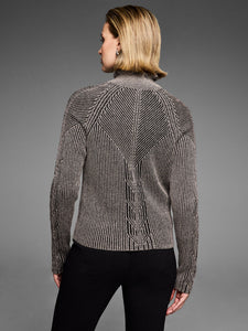 Nic + Zoe Engineered Zip Cardigan
