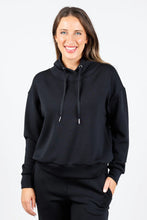Load image into Gallery viewer, Elliott Lauren Comfort Zone Cowl Faux Hood Top
