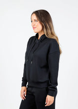 Load image into Gallery viewer, Elliott Lauren Comfort Zone Cowl Faux Hood Top
