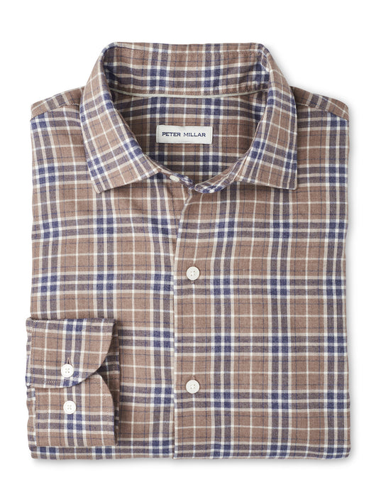 Peter Millar Big Bear Performance Flannel Sport Shirt