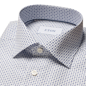 Eton Micro Print Poplin Shirt