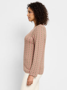 Nic + Zoe Geo Reversible Sweater Tee