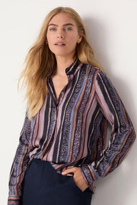 Nic + Zoe Animal Stripe Shirt