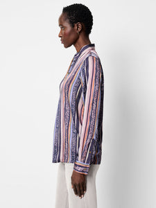 Nic + Zoe Animal Stripe Shirt