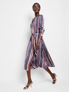 Nic + Zoe Animal Stripe Loren Dress