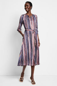 Nic + Zoe Animal Stripe Loren Dress