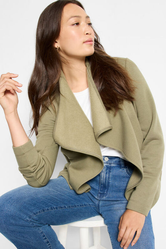Nic + Zoe Lounge Around Moto Jacket