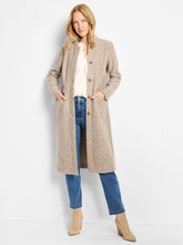 Load image into Gallery viewer, Nic + Zoe Sherpa Tweed Knit Topcoat
