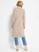 Load image into Gallery viewer, Nic + Zoe Sherpa Tweed Knit Topcoat
