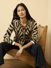 Load image into Gallery viewer, Nic + Zoe Animal Jacquard Cardigan
