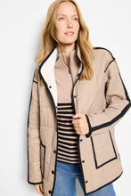 Load image into Gallery viewer, Nic + Zoe Quilted Check Reversible Barn Coat
