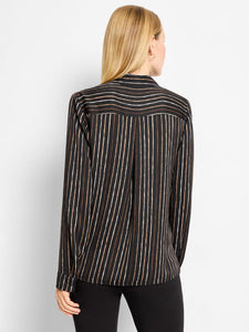 Nic + Zoe Mini Painted Stripe Shirt
