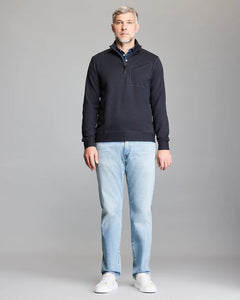 Billy Reid Quilted Half Zip