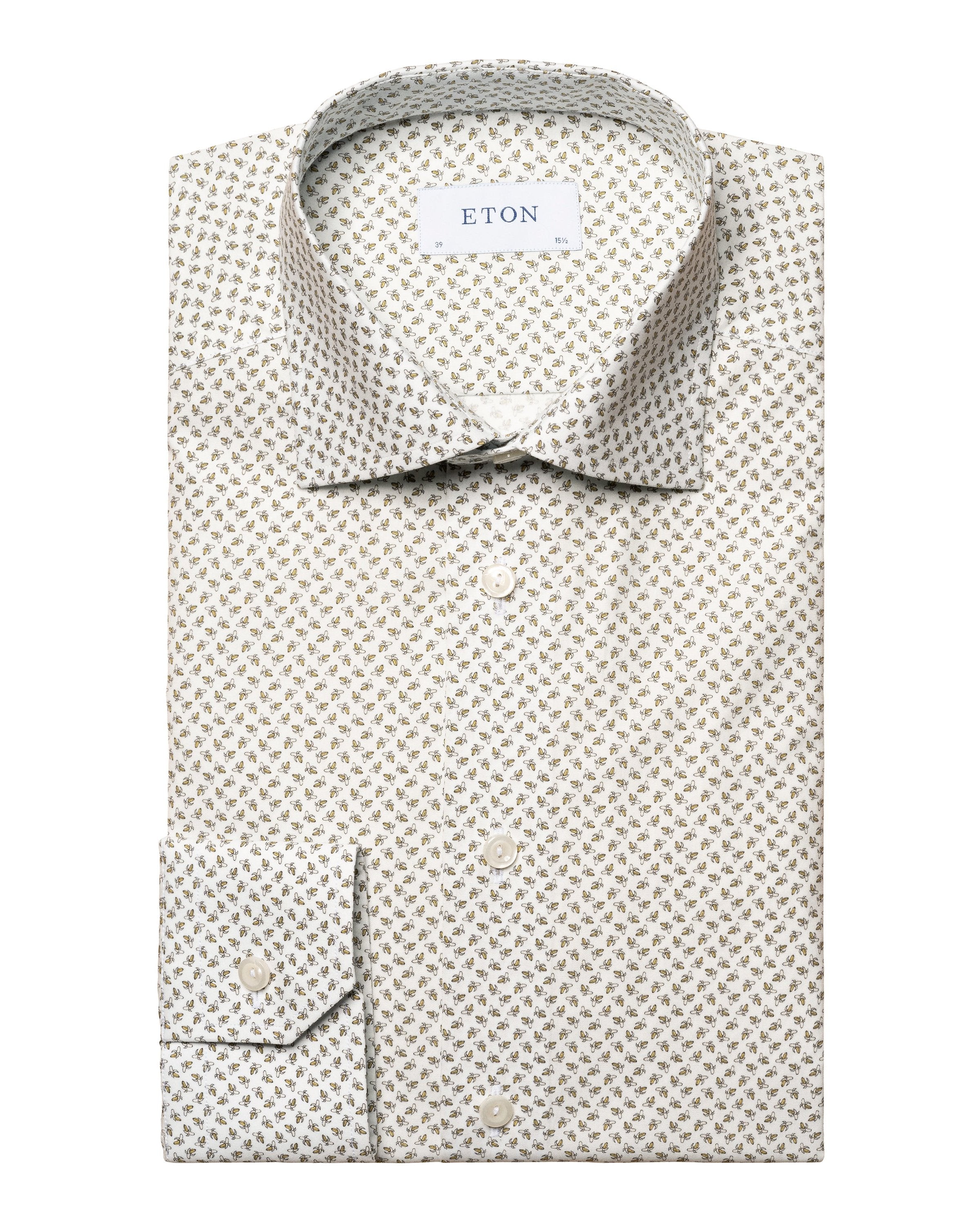 Eton Micro Banana Signature Poplin Dress Shirt – Yacoubian Tailors Eton Micro Banana Signature Poplin Dress Shirt – Yacoubian Tailors
