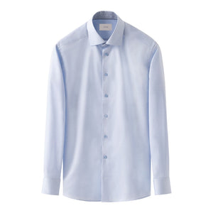 Eton Solid Signature Twill Geometric Effect Shirt