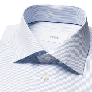 Eton Striped Fine Twill Shirt