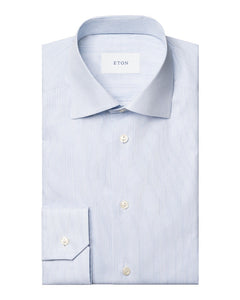 Eton Striped Fine Twill Shirt