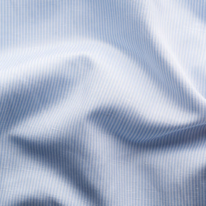 Eton Fine Striped Cotton Linen Dress Shirt