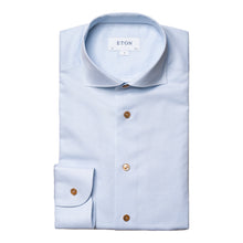 Load image into Gallery viewer, Eton Fine Striped Cotton Linen Dress Shirt
