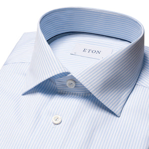 Eton Bengal Striped Fine Twill Dress Shirt