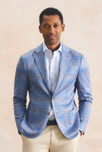 Load image into Gallery viewer, Johnnie-O Santa Anita Plaid Printed Knit Sport Coat
