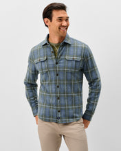Load image into Gallery viewer, Johnnie-O Labrador Tartan Knitted Flannel Shirt
