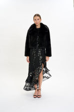 Load image into Gallery viewer, Maggy London Faux Fur Cropped Jacket
