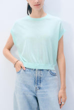 Load image into Gallery viewer, White &amp; Warren Linen Blend T Shirt
