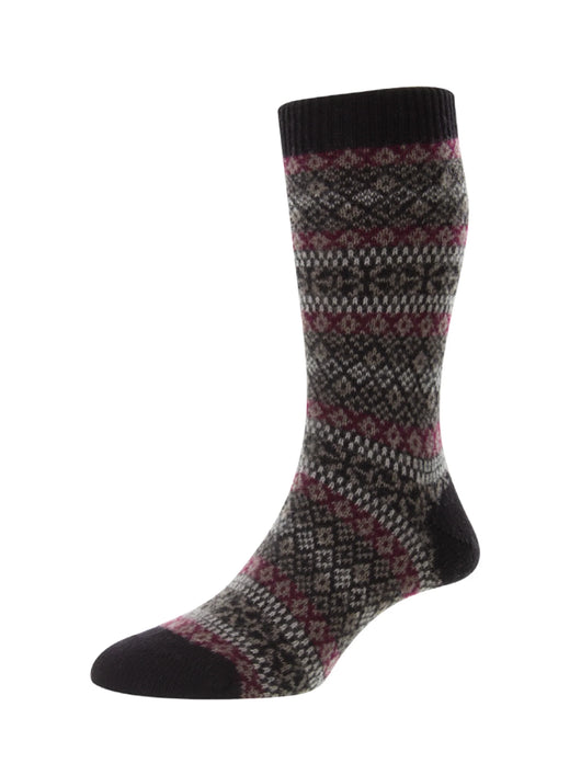 Pantherella Sherborne Fairisle Cashmere Sock