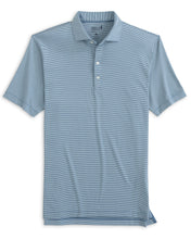 Load image into Gallery viewer, Johnnie O Lyndon Striped PREP-FORMANCE Jersey Polo
