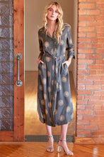 Load image into Gallery viewer, Finley Harlowe Medallion Pin Dot Combo Dress
