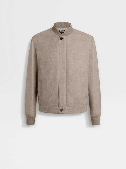 Zegna Solid Oasi Cashmere Elements Blouson Jacket