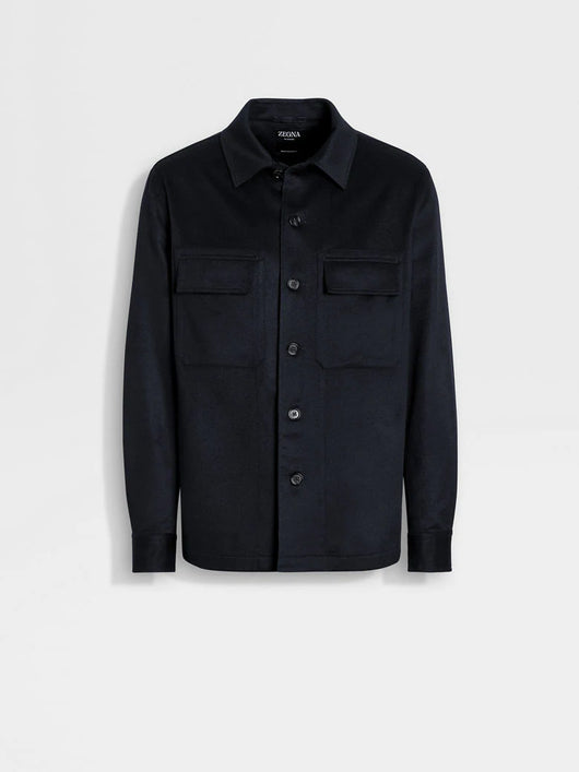 Zegna Solid Oasi Cashmere Alba Overshirt