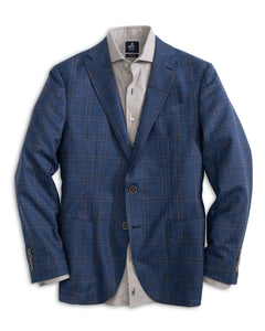 Johnnie O Schroder Plaid Sport Coat