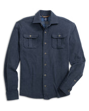 Load image into Gallery viewer, Johnnie O Briggs Knit Flannel Shirt Jacket
