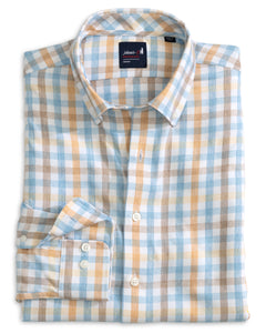 Johnnie O Callum Check Performance Sport Shirt