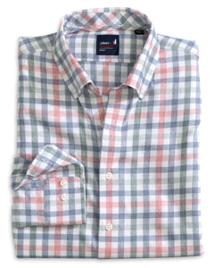 Johnnie O Callum Check Performance Sport Shirt