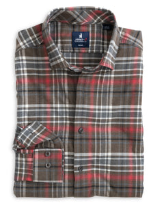 Johnnie-O Langston Plaid Flannel Sport Shirt