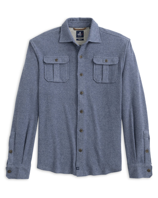 Johnnie O Carl Knitted Flannel Sport Shirt