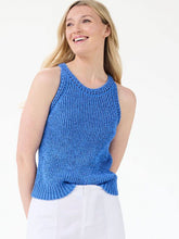 Load image into Gallery viewer, Nic + Zoe Tape Yarn High Neck Tank
