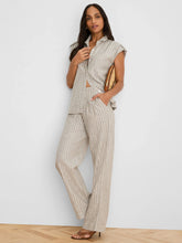 Load image into Gallery viewer, Nic + Zoe Lurex Linen Resort Shirt
