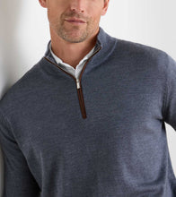 Load image into Gallery viewer, Peter Millar Autumn Crest Suede Trim Quarter-Zip
