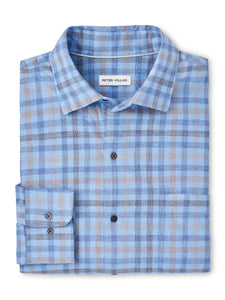 Peter Millar White Rock Cotton Sport Shirt