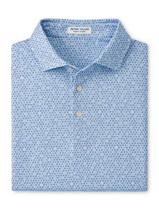 Peter Millar Ferdinand Performance Jersey Polo Sky / L Peter Millar Ferdinand Performance Jersey Polo Sky / L