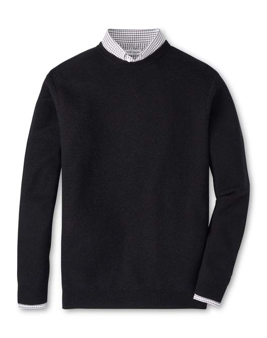 Peter Millar Autumn Crest Honeycomb Crewneck Sweater