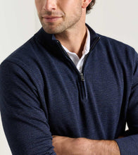 Load image into Gallery viewer, Peter Millar Canton Stripe Quarter Zip Sweater
