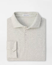 Load image into Gallery viewer, Peter Millar Herringbone Long Sleeve Polo
