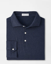 Load image into Gallery viewer, Peter Millar Herringbone Long Sleeve Polo
