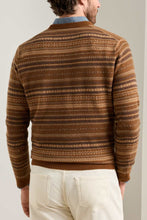 Load image into Gallery viewer, Peter Millar Saddle Fairisle Crewneck Sweater
