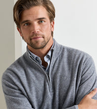 Load image into Gallery viewer, Peter Millar Crown Anniversary Cashmere Quarter Zip Sweater

